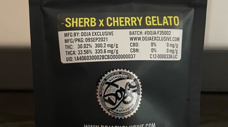 sherb x cherry gelato by doja exclusive strain review by thethcspot 3