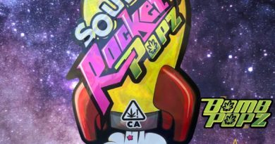 sour rocket popz by bomb popz x empire genetics strain review by thethcspot