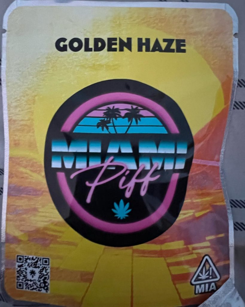 golden haze by miami piff strain review by hazeandsour