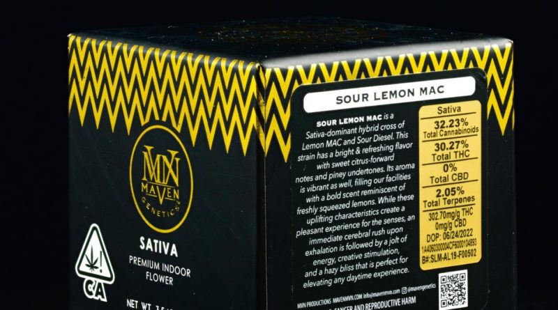 sour lemon mac by maven genetics strain review by ogweedreview