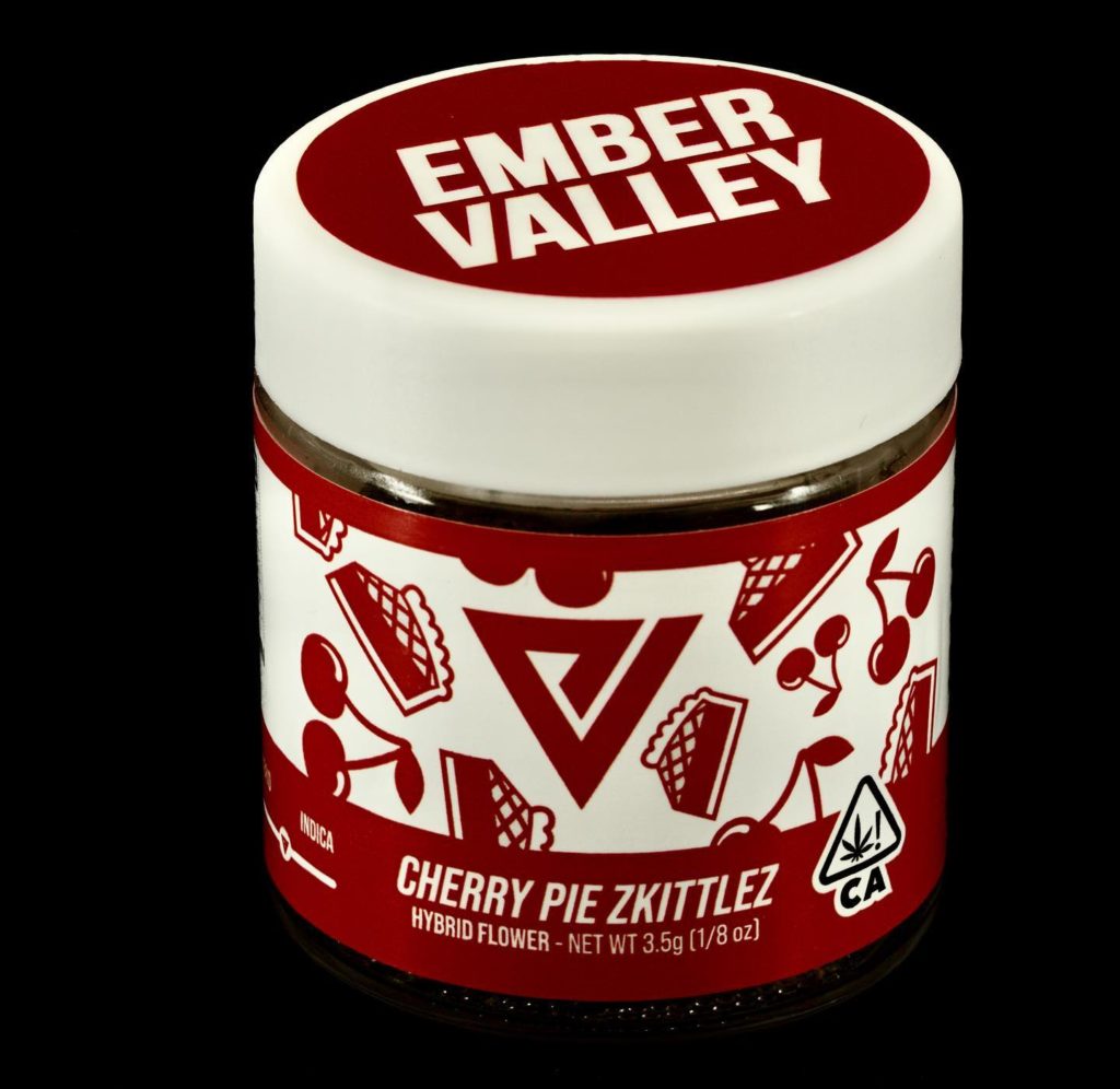 cherry pie x zkittlez by ember valley strain review by ogweedreview