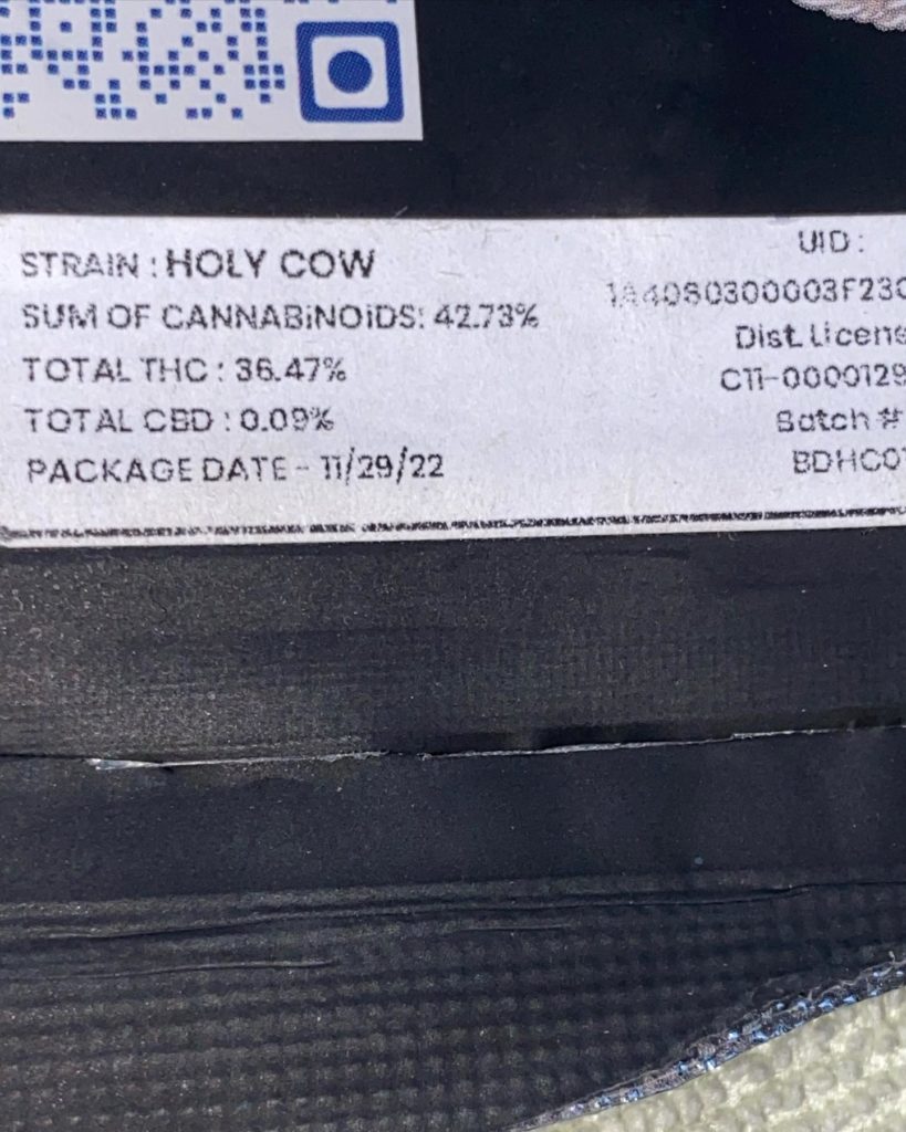 holy cow by deep in the bag strain review by phenomenalreviews420 2