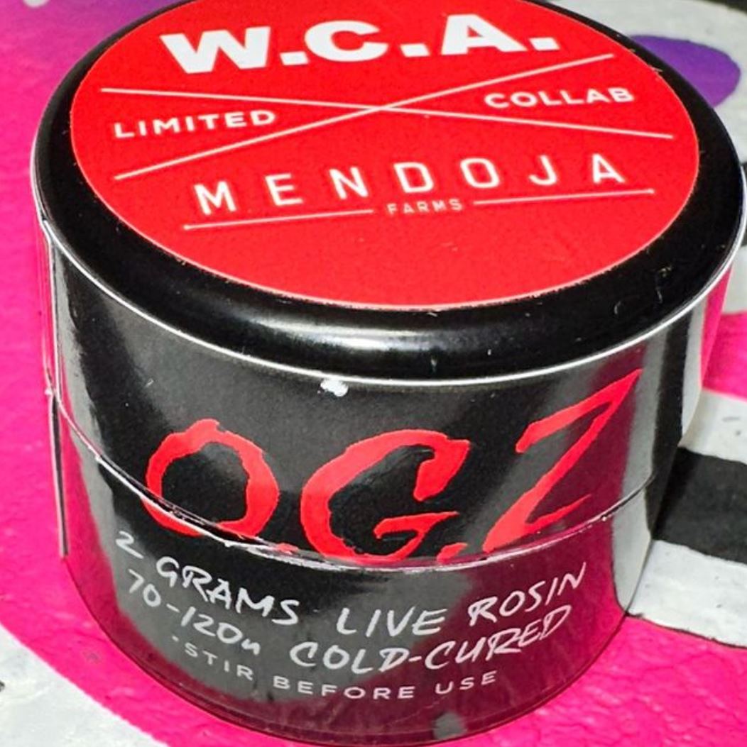 OGZ Live Rosin by WCA x Mendoja Farms (Cali) 