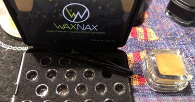 waxnax with whitethorn rose fresh press rosin