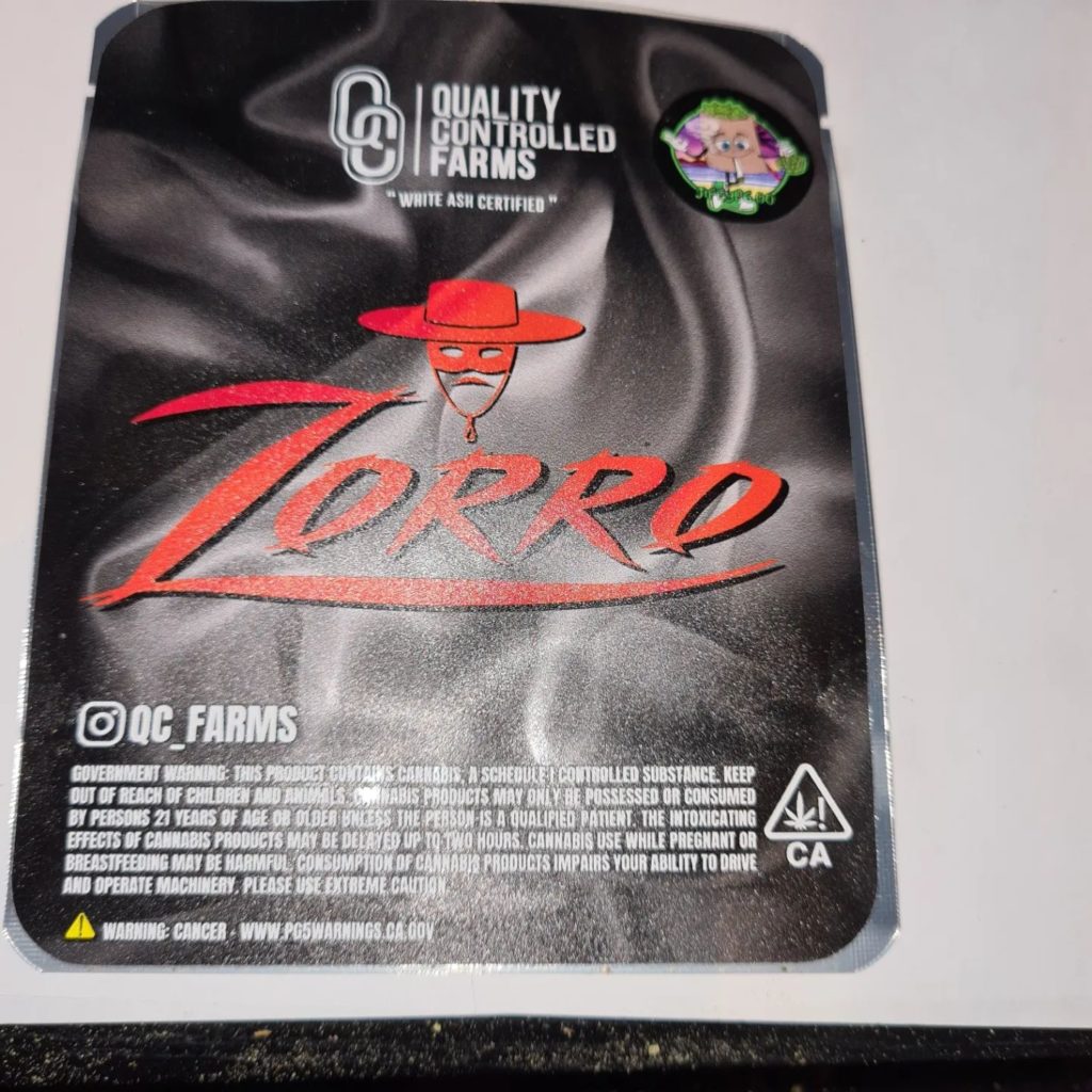 zorro by quality controlled farms strain review by cannoisseurselections