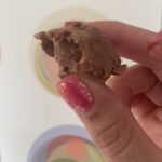 melted milk chocolate cranberry truffle