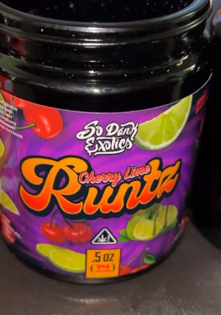 lime cherry runtz by so dank exotics strain review by cali_bud_reviews
