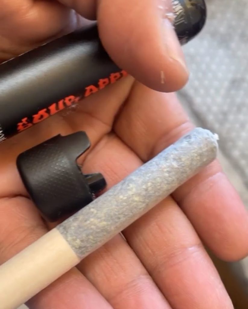 sour apple preroll by the most high review by letmeseewhatusmokin