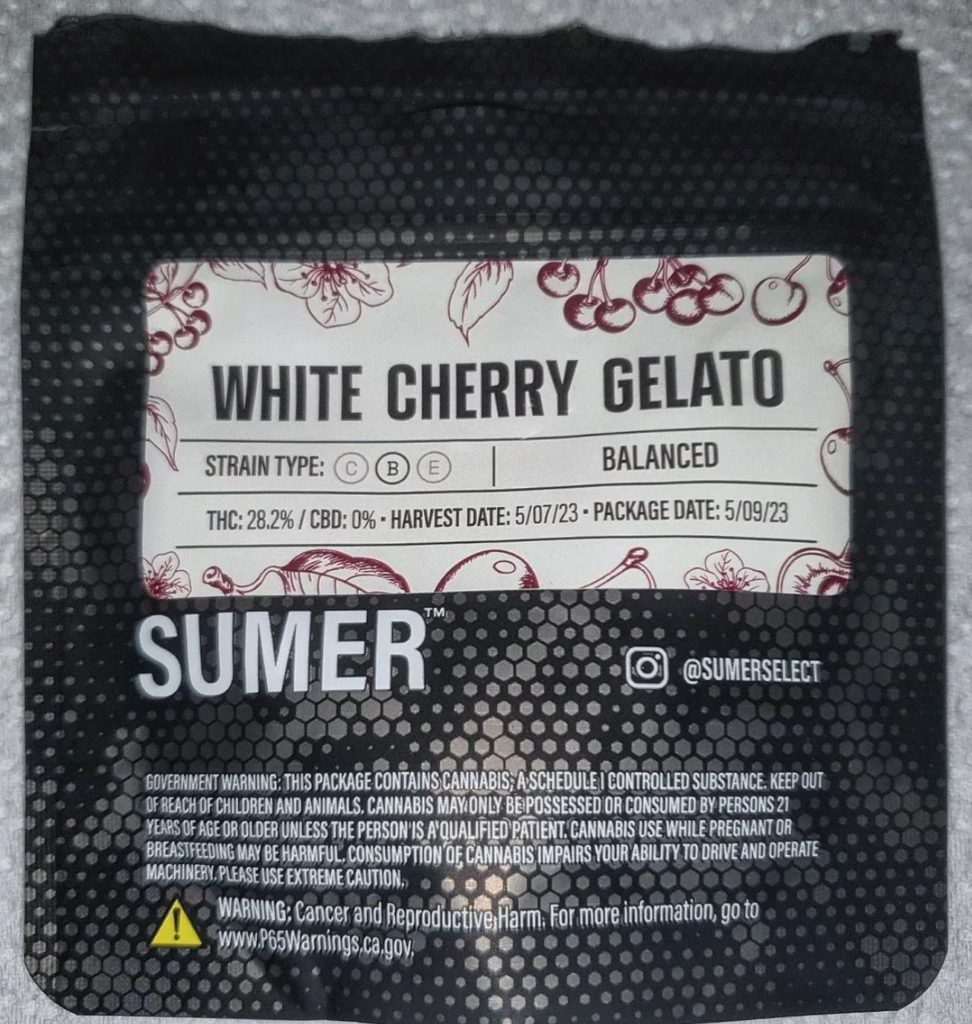 white cherry gelato by sumer strain review by henryyougotan8th 2