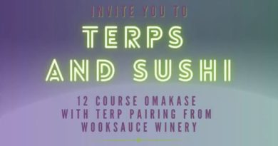 wook sauce winery resin tree collective terps and sushi dinner flyer