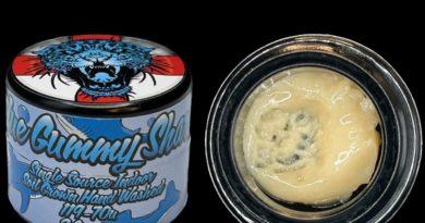 blue gummy shark live rosin by relentless melts hash review by cali_bud_reviews