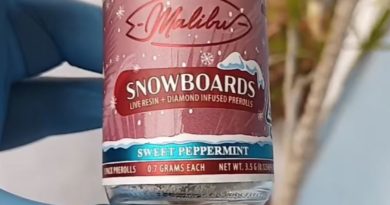 snowboards infused prerolls by taste of malibu preroll review by stoneybearreviews