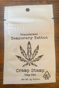 transdermal cannabis tattoo by crampstamps
