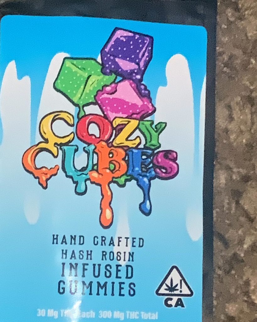 hash rosin gummies by cozy cubes edible review by reviews_by_jude
