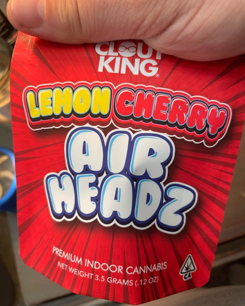 lemon cherry airheadz by clout king strain review by reviews_by_jude