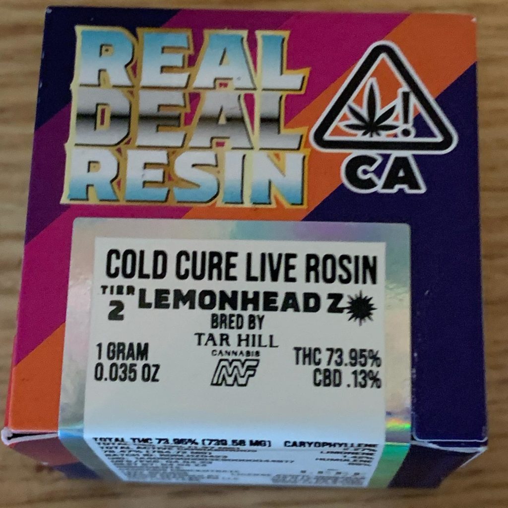 lemonhead z live rosin by real deal resin hash review by reviews_by_jude