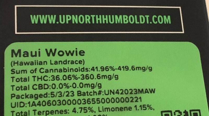 maui wowie by upnorth strain review by reviews_by_jude