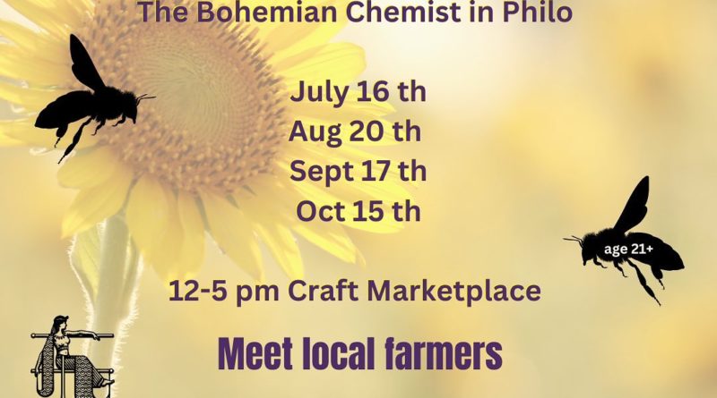 mendo summer craft marketplaces at the bohemian chemist in philo, ca