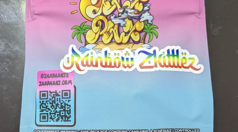 rainbow zkittlez by jax pax strain review by njmmjguy