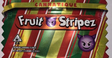 fruit stripez by cannatique strain review by cannoisseurselections