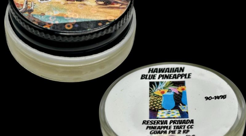 hawaiian blue pineapple rosin by the real cannabis chris hash review by cali_bud_reviews 2