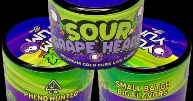 sour grape heads cold cure live rosin by yum yum bros hash review by cali_bud-reviews 2