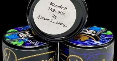moon fruit rosin by dammit bobby hash review by cali_Bud_Reviews 2