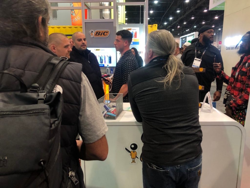 kevin jodrey talking to berner about cookies rnd at mjbizcon2023