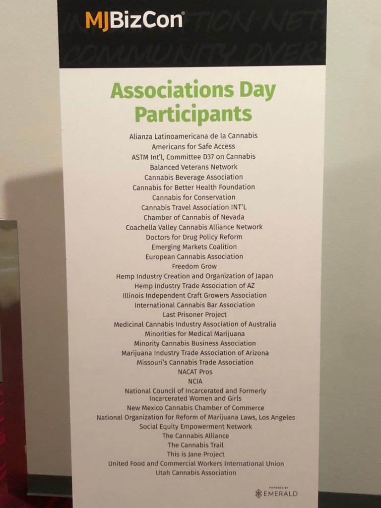 mjbizcon2023 associations day list