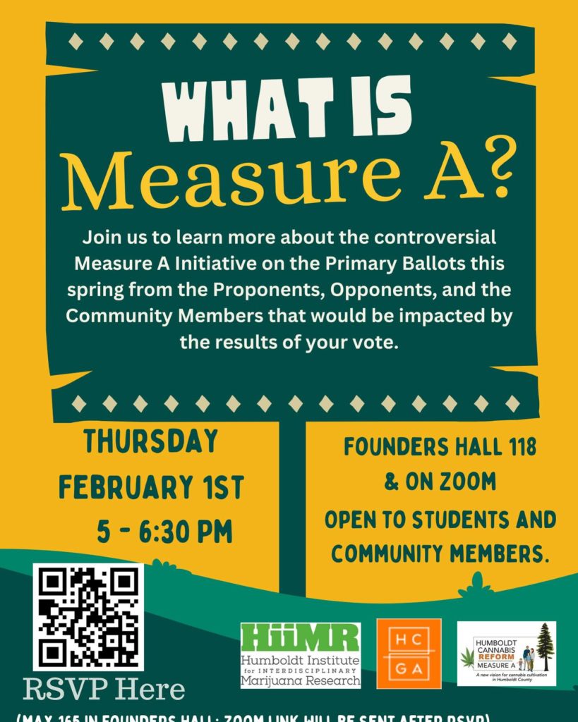 what is measure a public forum by humboldt country growers alliance and humboldt institute for interdisciplinary marijuana research