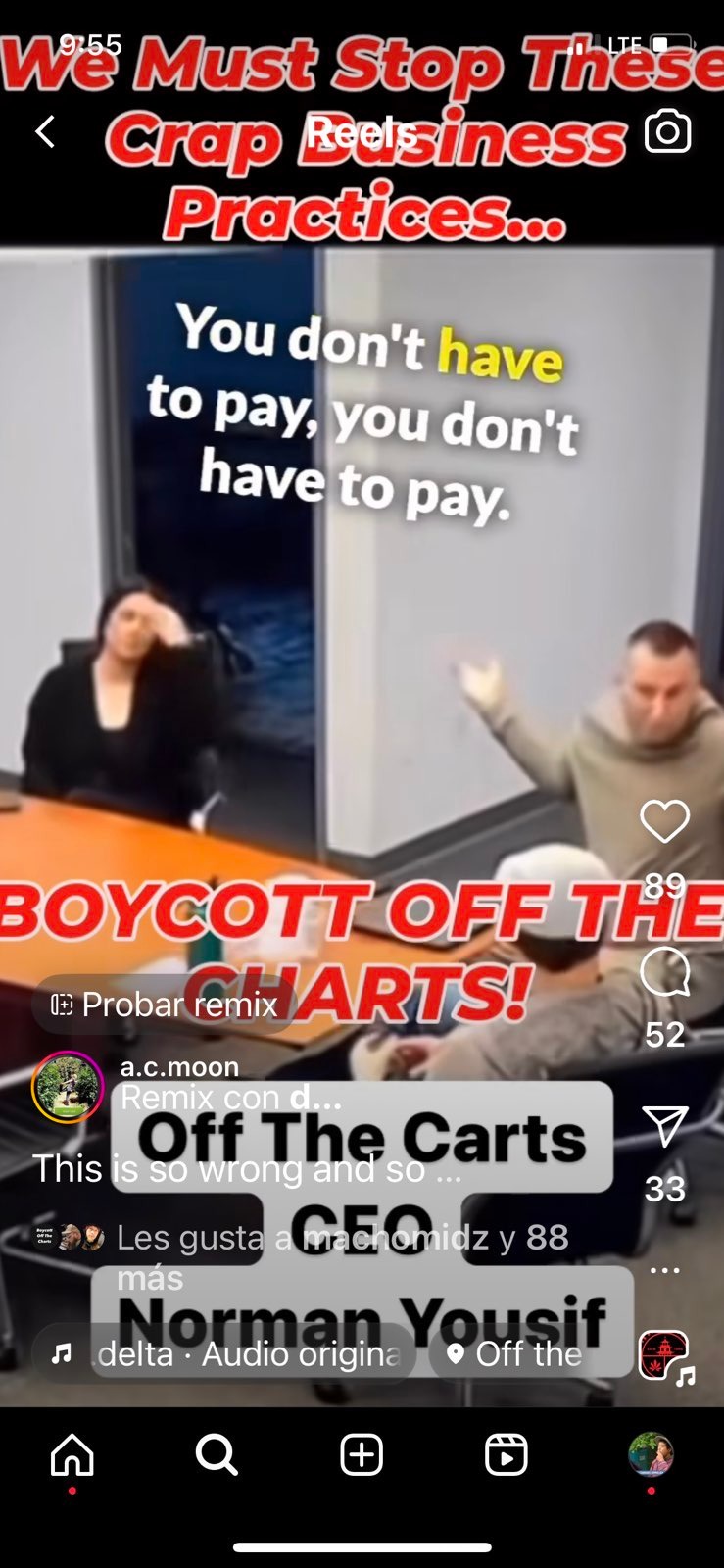 Off the Charts CEO Norman Yousif brags about not paying mom and pops ...