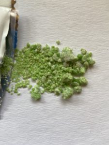 picture of green THC infused Space Waste popping candy 