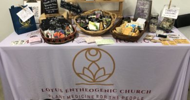 lotus entheogenic church pill hill seed swap table