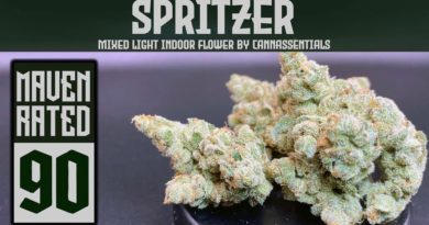 spritzer by cannassentials strain review by dank maven.jpg 2