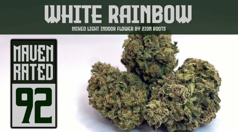 white rainbow by zion roots farms strain review by dank maven