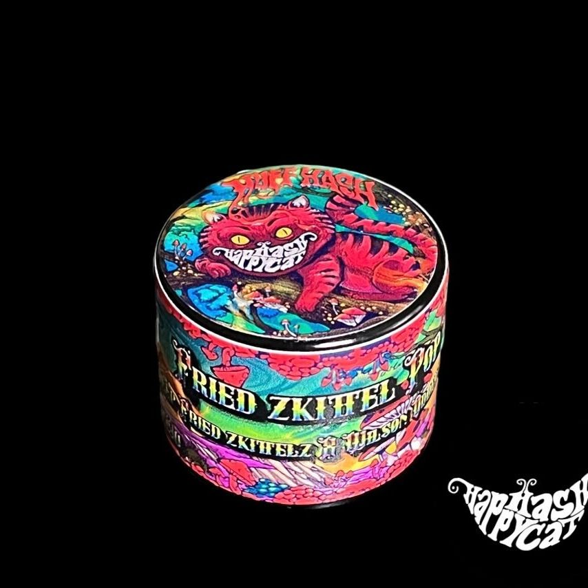 fried zkittel pop rosin by happy hash cat hash review by thethcspot 2.jpg