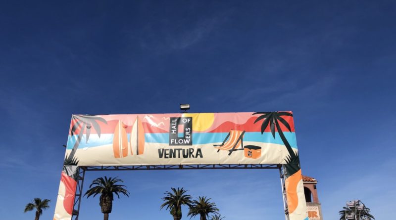 hall of flowers 2024 ventura welcome sign