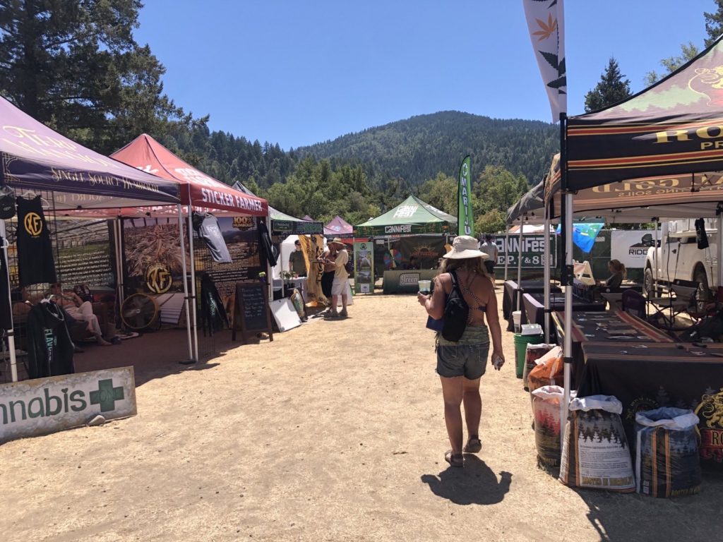 cannifest zone entrance at reggae on the river 2024