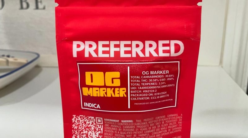 og marker by preferred gardens strain review by eriksreviews 2