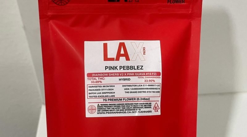 pink pebbles by lax packs strain review by eriksreviews 2