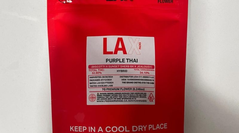 purple thai by lax packs strain review by eriksreviews 2