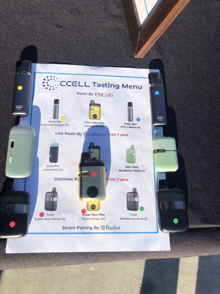 ccell and sonoma hills farm cannabis and food pairing at hallof flowers santa rosa 2024