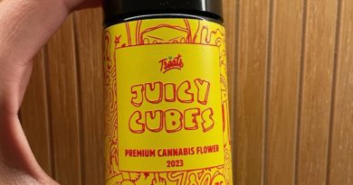 juicy cubez by treats los angeles strain review by lungfood 2