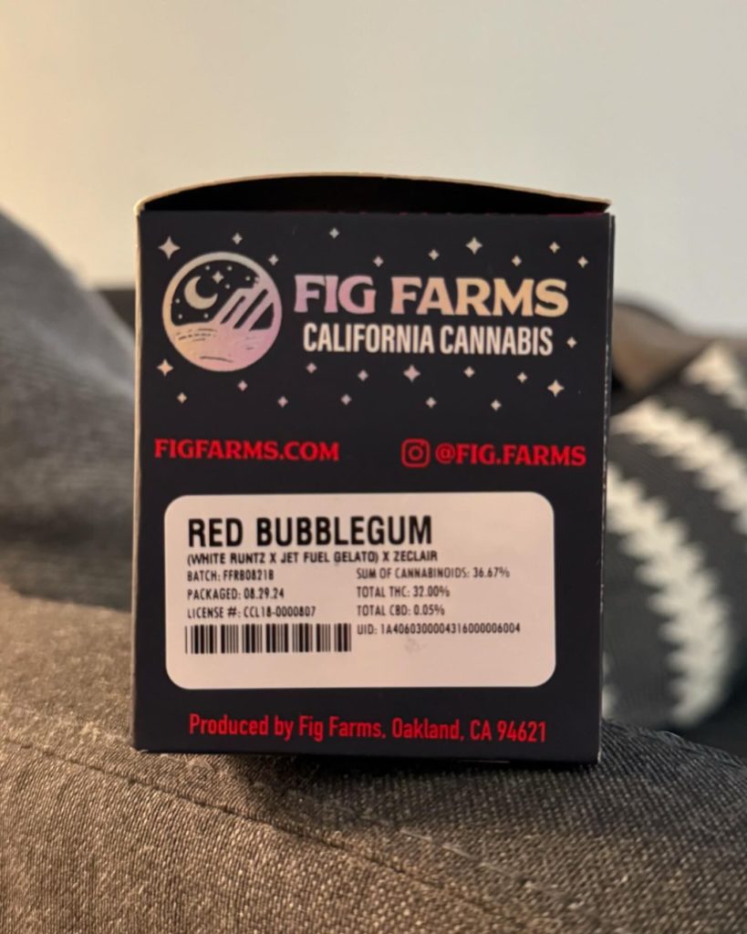 red bubblegum by fig farms strain review by eriksreviews 2