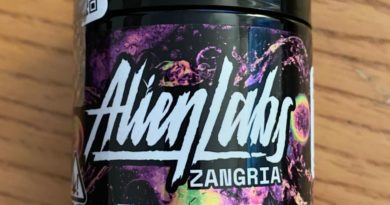 zangria by alien labs strain review by eriksreviews 2