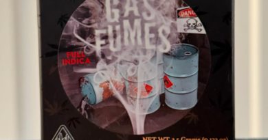 gas fumes by team elite genetics strain review by eriksreviews 2