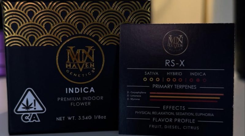 rs-x by maven genetics strain review by eriksreviews 2