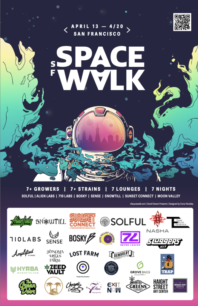 SF Space Walk 2025 poster