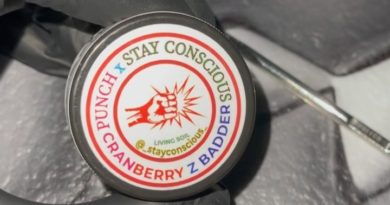 cranberry z rosin by punch extracts x stay conscious hash review by fortheterps