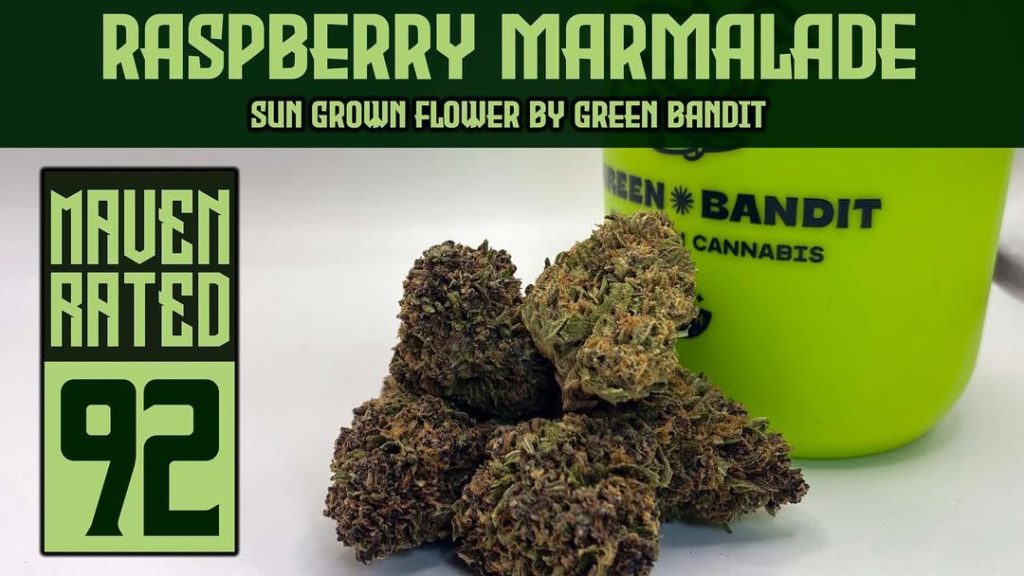 raspberry marmalade by green bandit strain review by dank maven 2